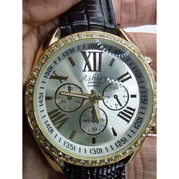 Ashley Princess Faux Dials Woman's Watch - Picture 1 of 12